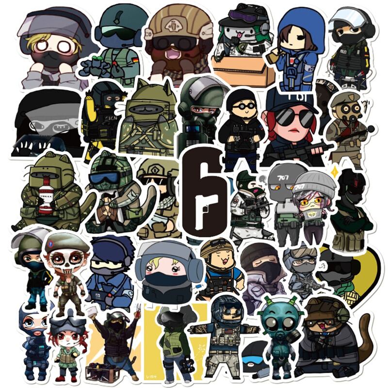 

50pcs Cartoon Figure Sticker, Multicolor