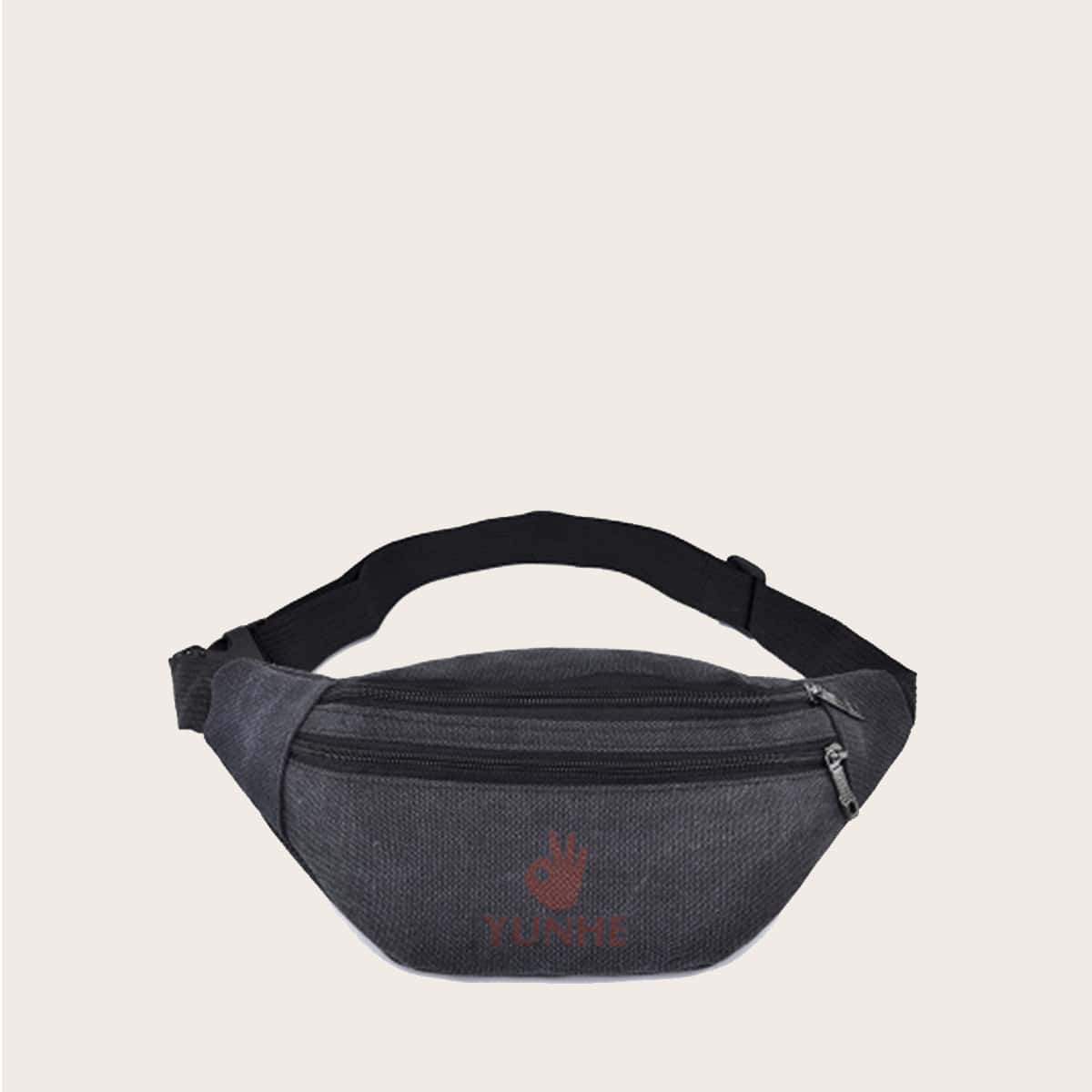 

Guys Gesture Print Fanny Pack, Black