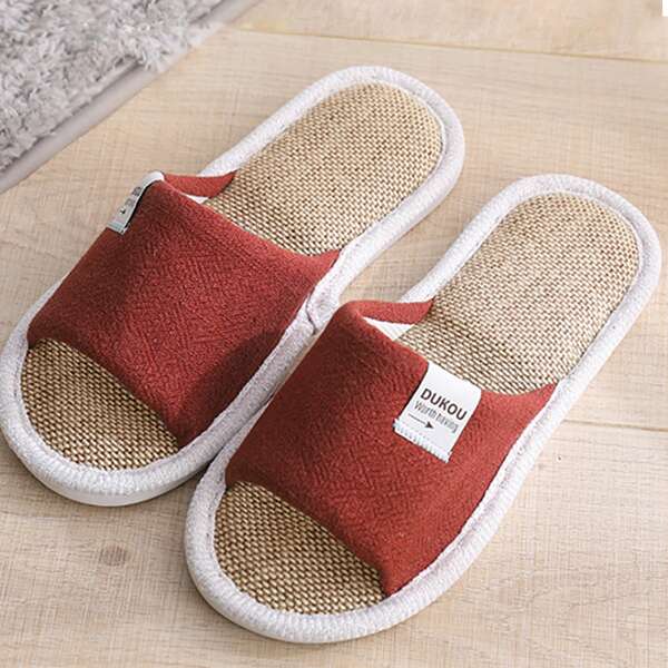 

Шлепанцы с открытым носком, Красный