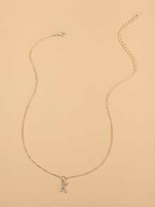 Collar con letra - Amarillo Oro - Ver 4