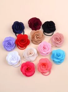 bilicaca 13pcs Toddler Girls Floral Decor Hair Tie