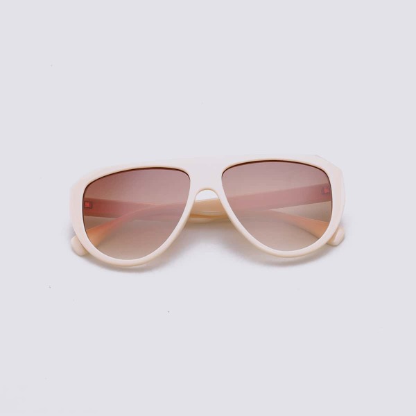 

Men Acrylic Frame Sunglasses, Beige