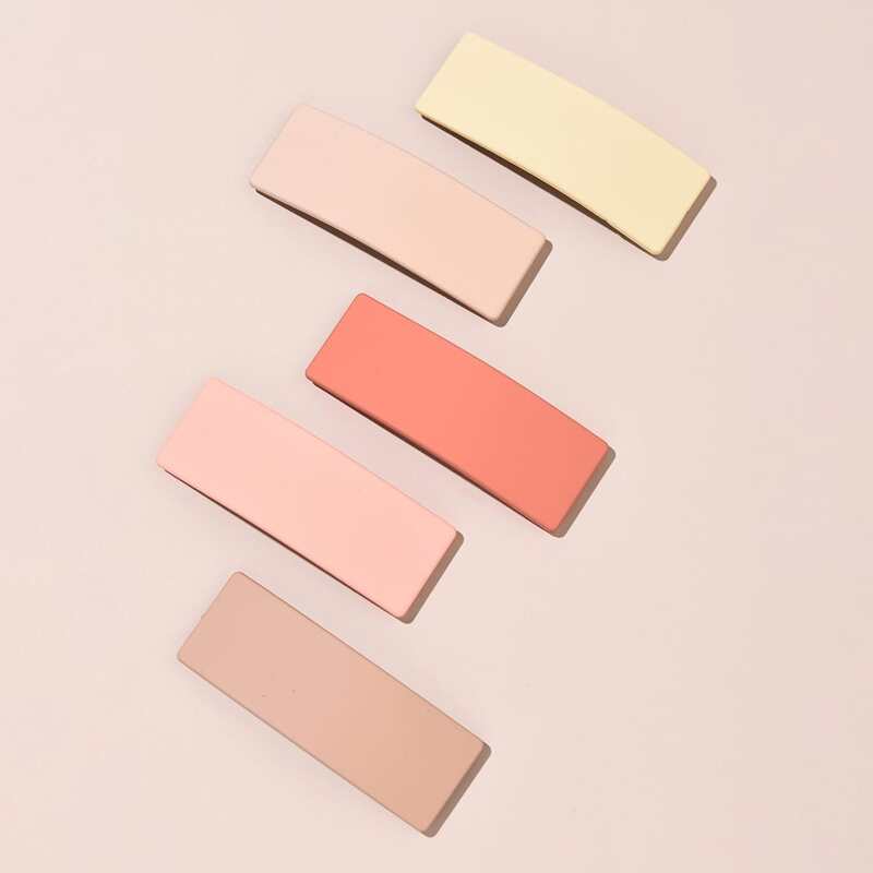 

5pcs Colorful Hair Clip, Multicolor