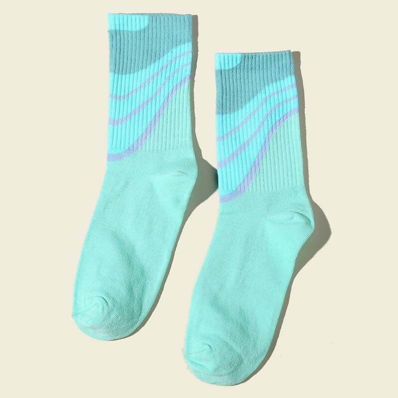 

Color Block Socks, Multicolor