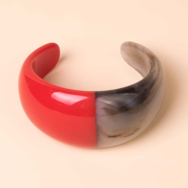 

Color Block Cuff Bracelet, Multicolor