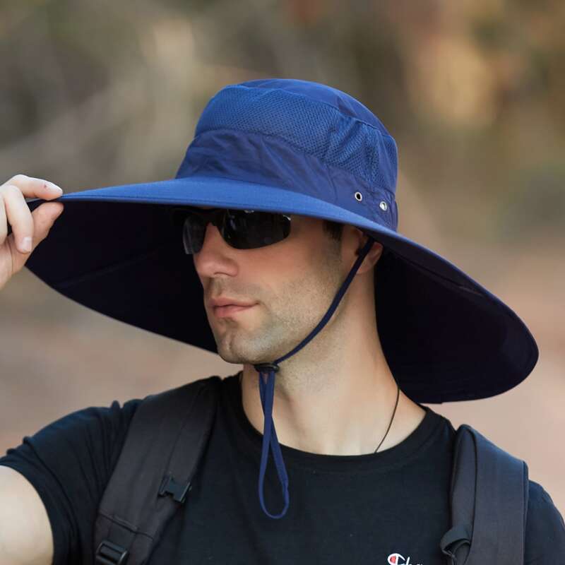 

Guys Plain Bucket Hat, Navy blue