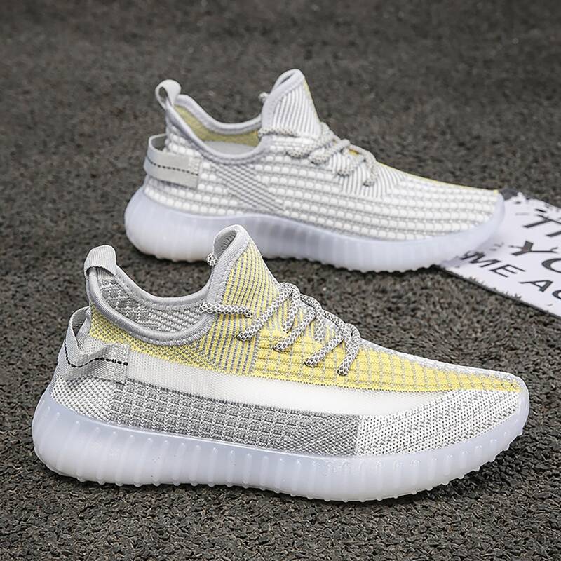 

Guys Color Block Low Top Sneakers, Yellow