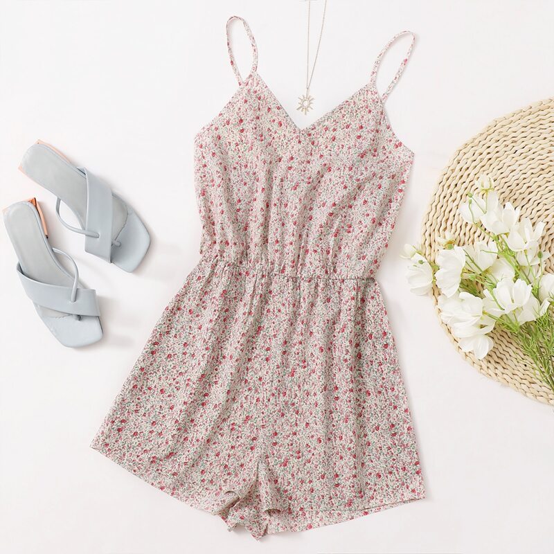 

Ditsy Floral Slip Romper, Multicolor