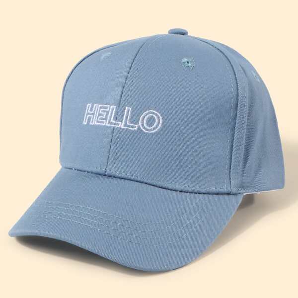 

Toddler Girls Letter Embroidered Baseball Cap, Blue