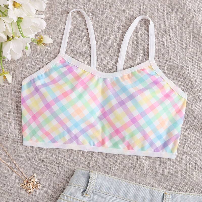 

Gingham Bralette, Multicolor