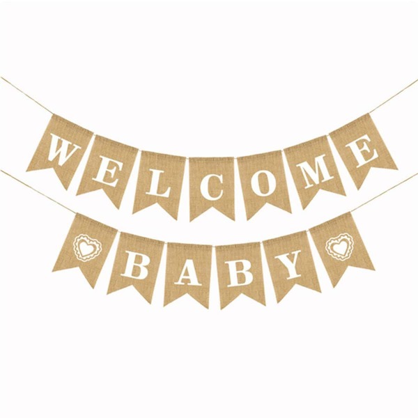 

1pc Party Pull Flag, Khaki