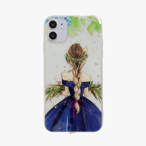 

1шт блестящий чехол для iPhone, Многоцветный