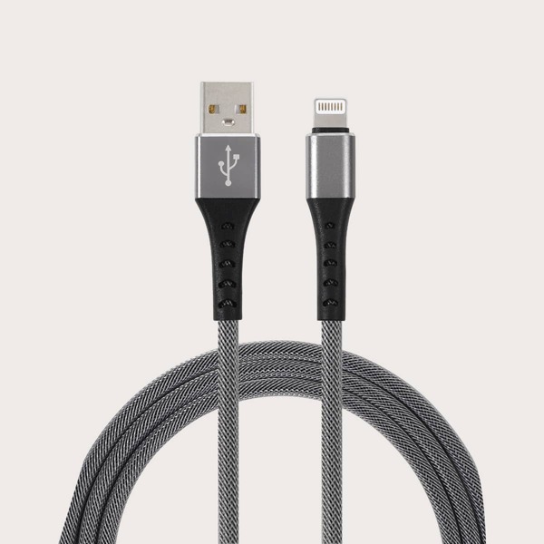 

Быстрый зарядный кабель для iPhone 1шт, Серебряные