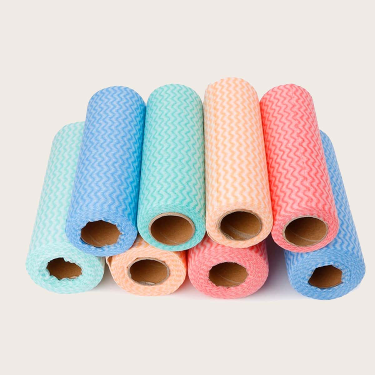 

1roll Random Color Disposable Cleaning Rag, Multicolor