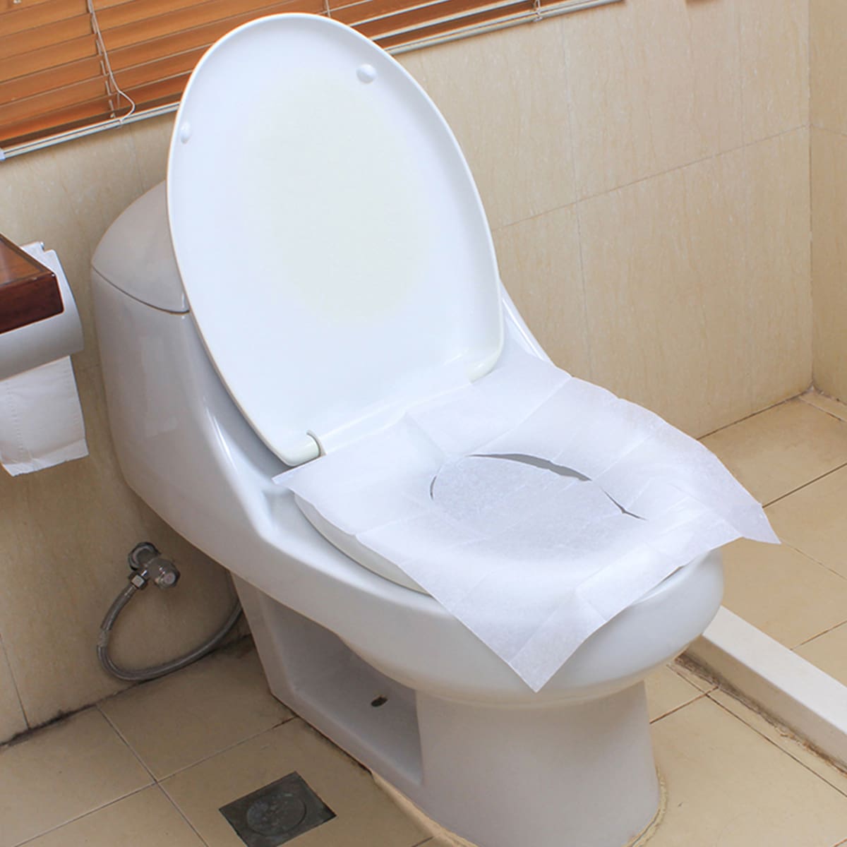 

10sheets Disposable Toilet Seat Cover, White