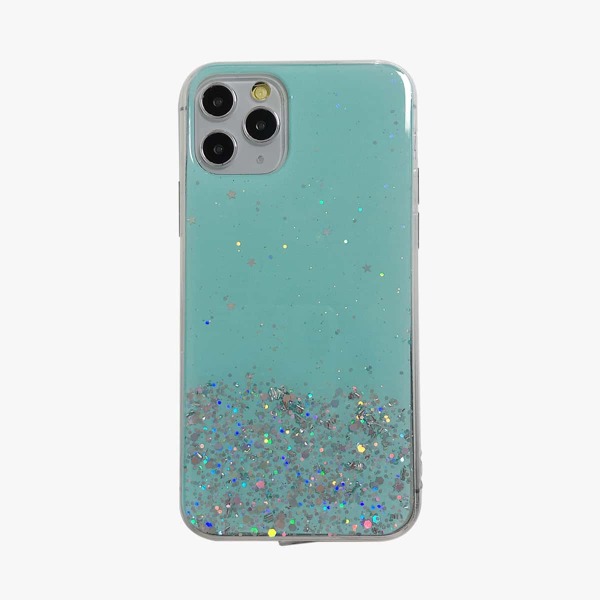 

1шт блестящий чехол для iPhone, Синий