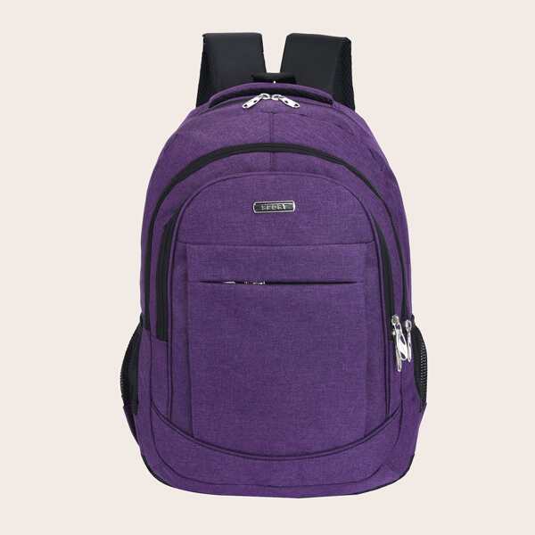

Men Large Capacity Backpack, Purple