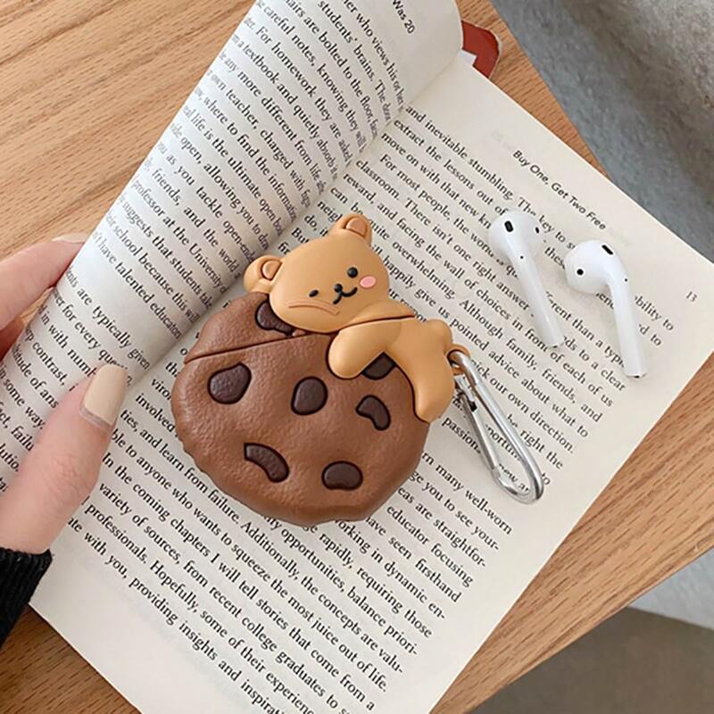 

Bear Cookie AirPods Case, Brown