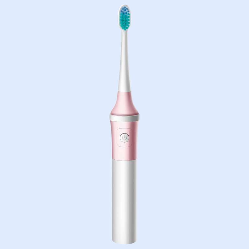 

1pc Colorblock Handle Electric Toothbrush, Pink