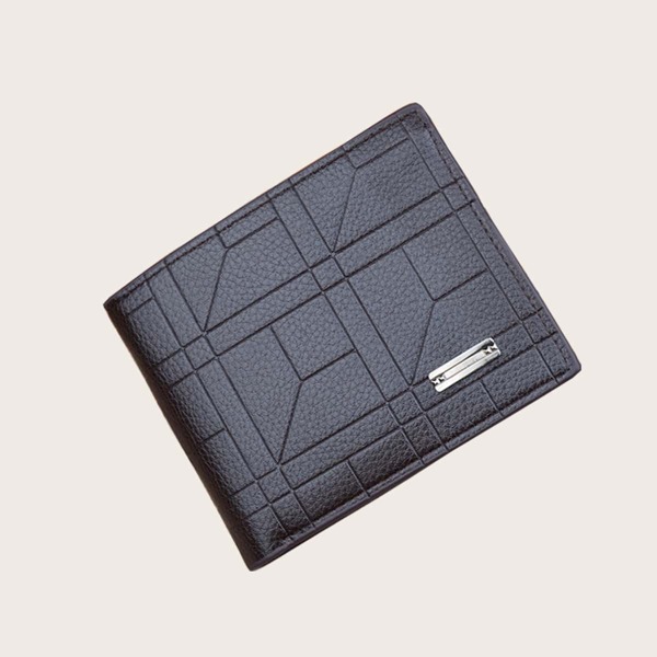 

Men Textured Purse With Card Holder, Coffee brown