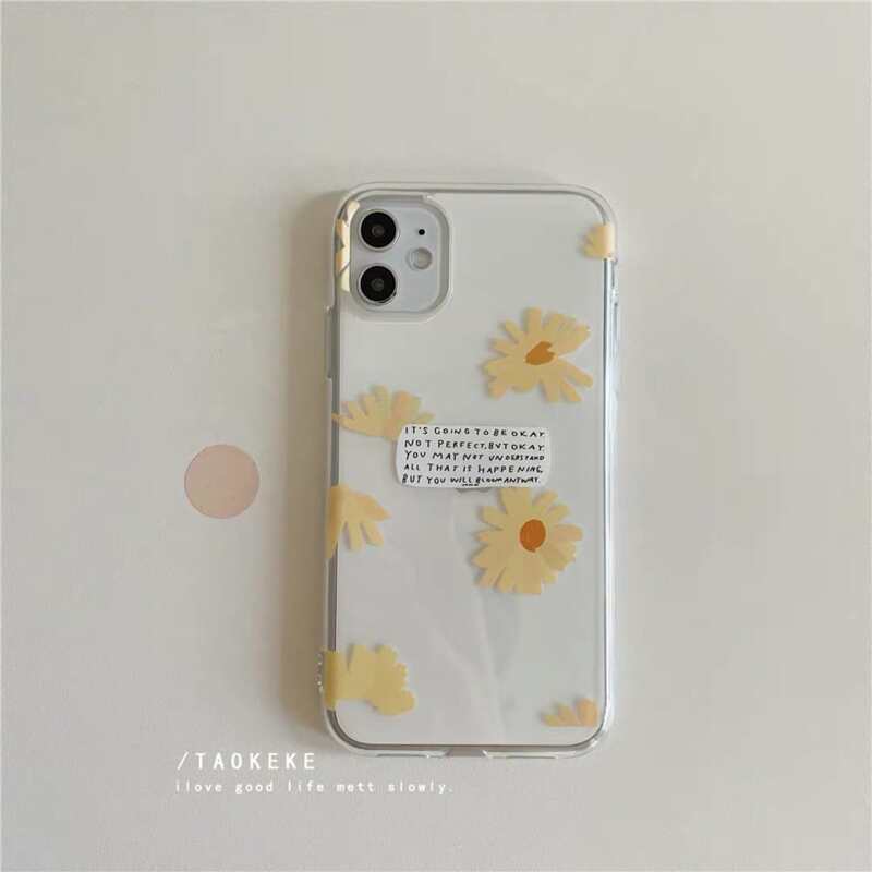 

Floral & Slogan iPhone Case, Multicolor