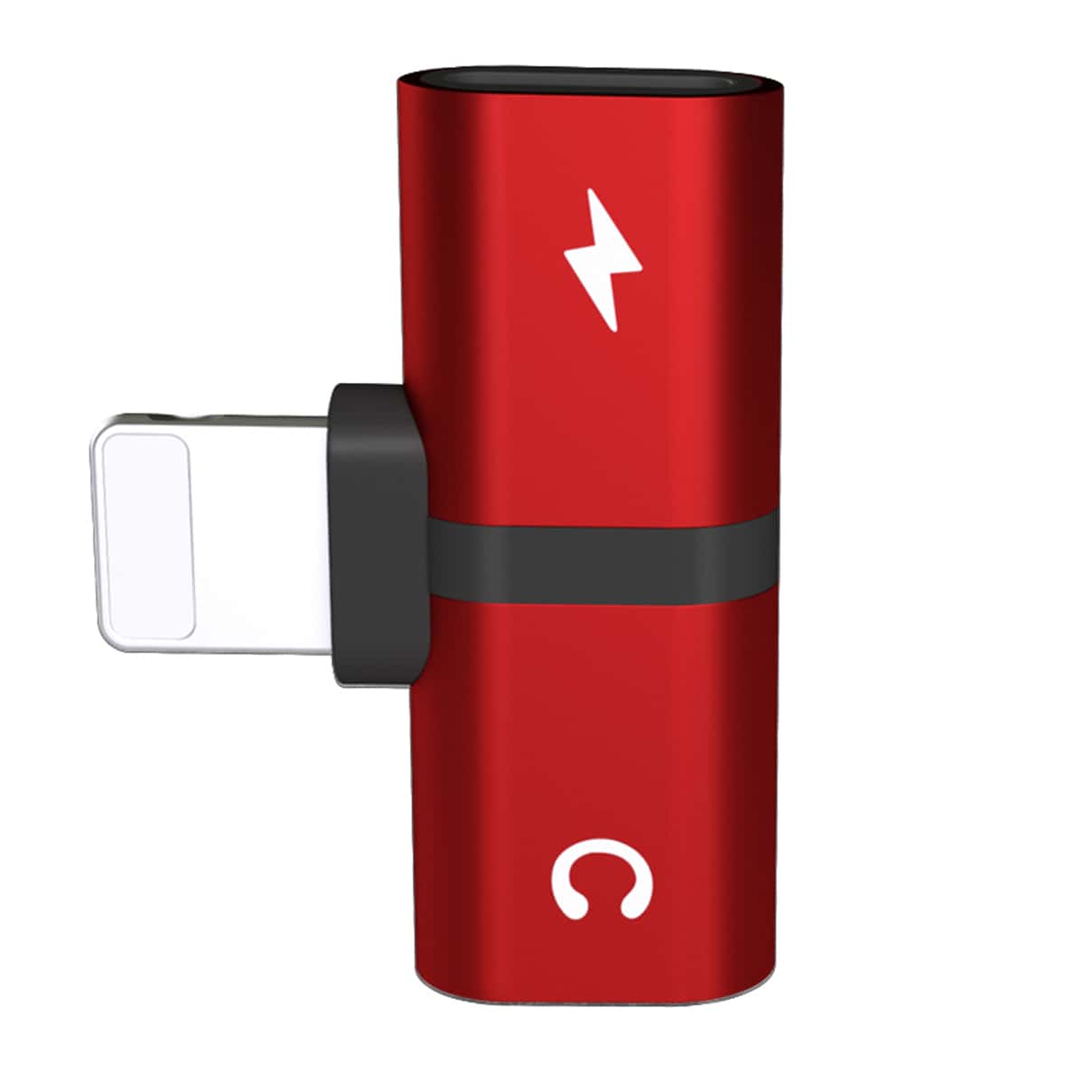 

1pc iPhone Audio Adapter, Red