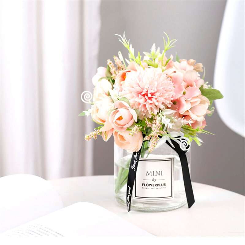 

1branch Artificial Hydrangea, Pink
