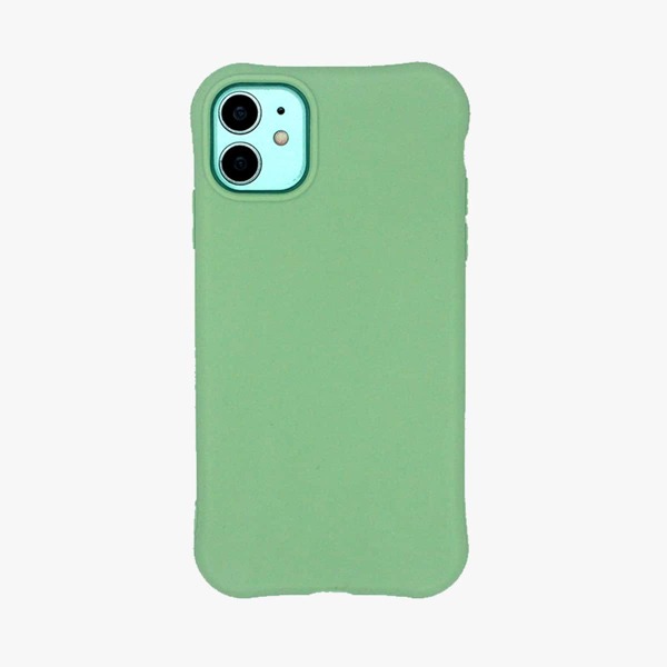 

1pc Solid iPhone Case, Green
