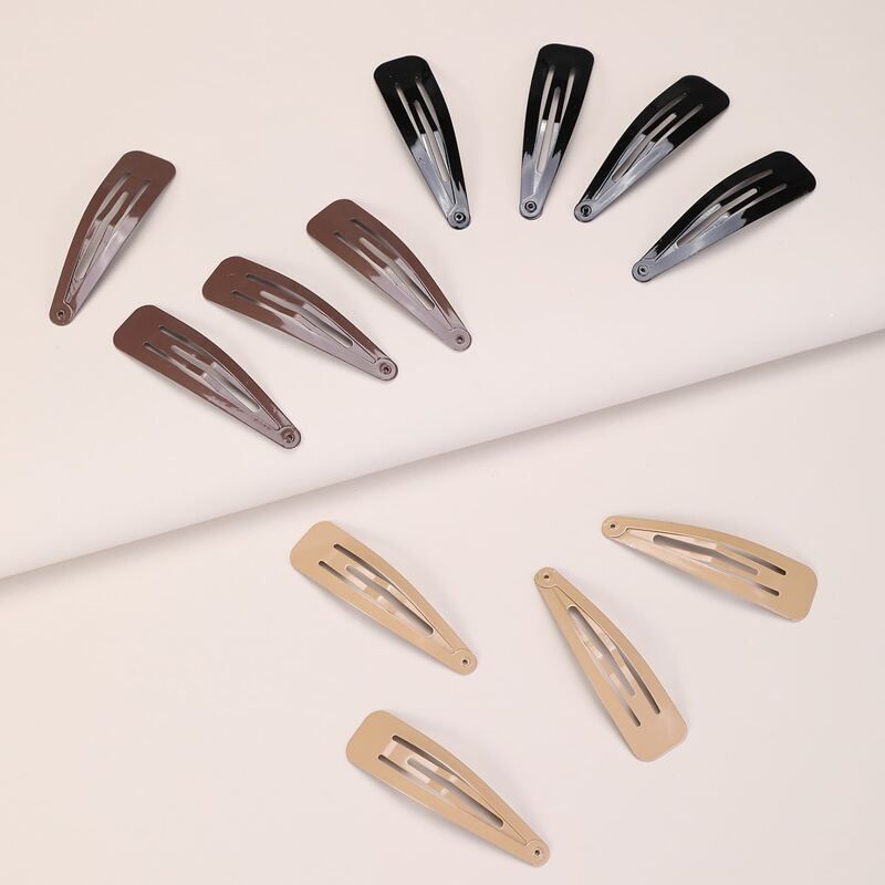 

12pcs Water Drop Hair Clip, Multicolor