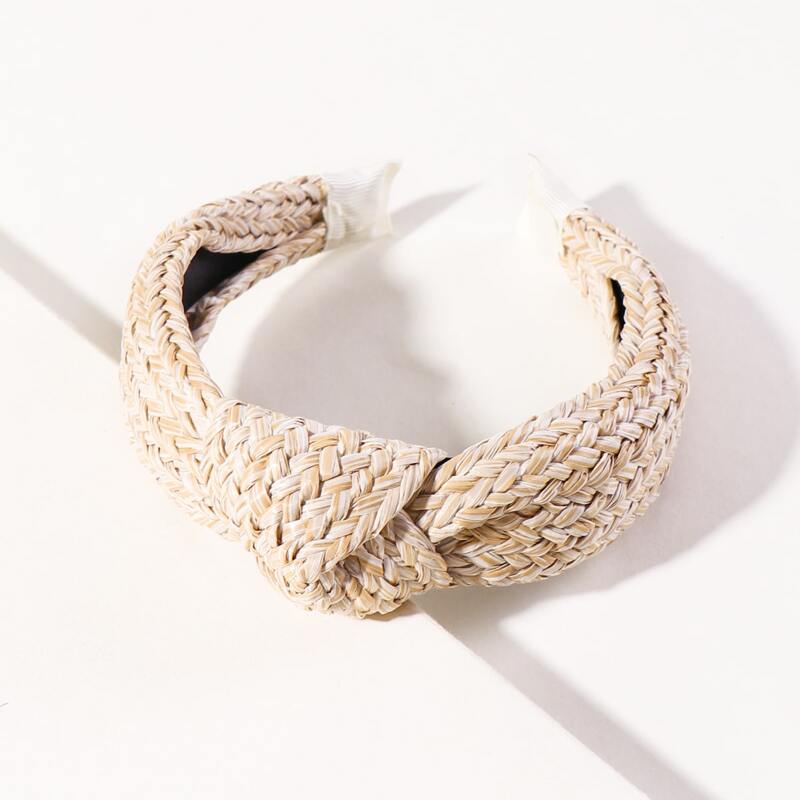 

Knot Decor Woven Hair Hoop, Multicolor