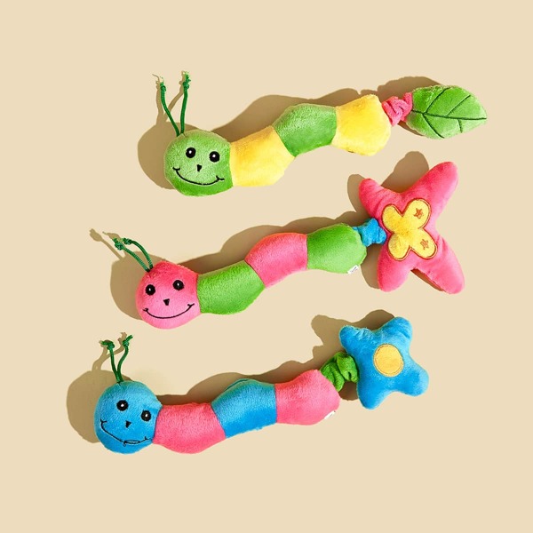 

1pc Dog Chew Toy Random Cartoon Bug, Multicolor