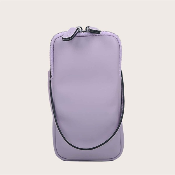 

Minimalist Chain Phone Bag, Purple