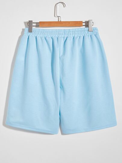 shein mens drawstring shorts