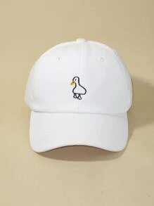 Gorro béisbol de hombres con bordado - Blanco - Ver 2