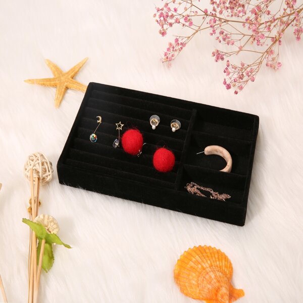 

Solid Jewelry Storage Box, Black