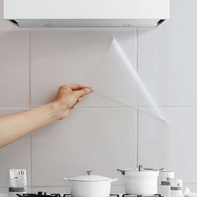 

Kitchen Oil-proof Wall Sticker, Clear