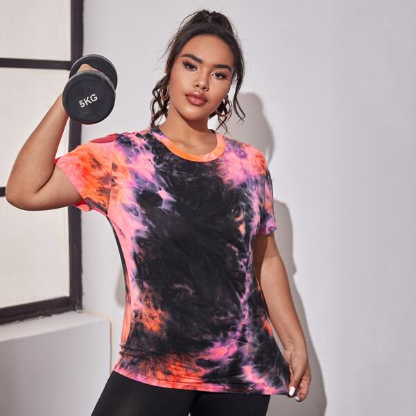 

Plus Tie Dye Tee, Multicolor