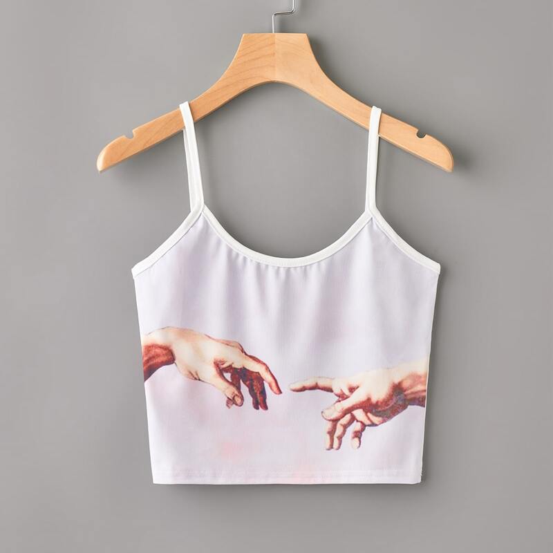 

Gesture Graphic Cami, Multicolor