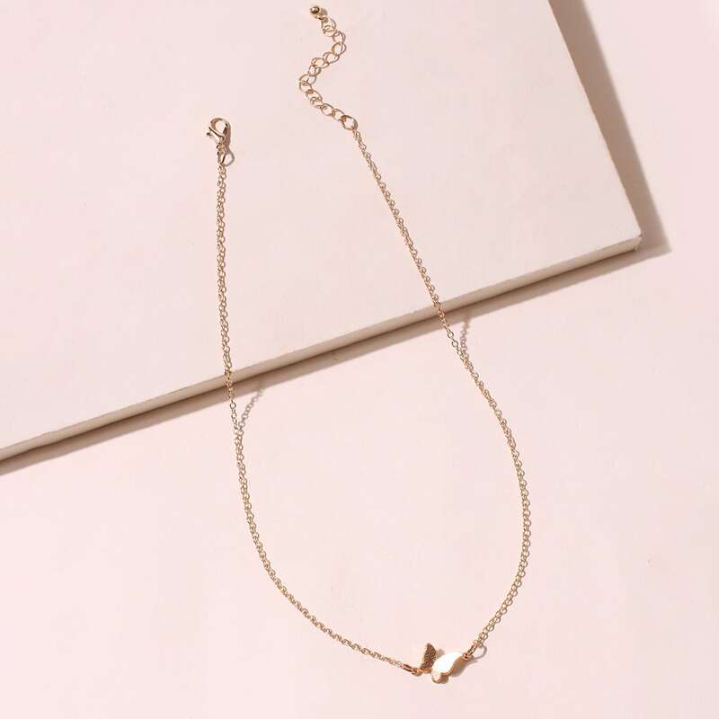 

Butterfly Chain Necklace, Gold