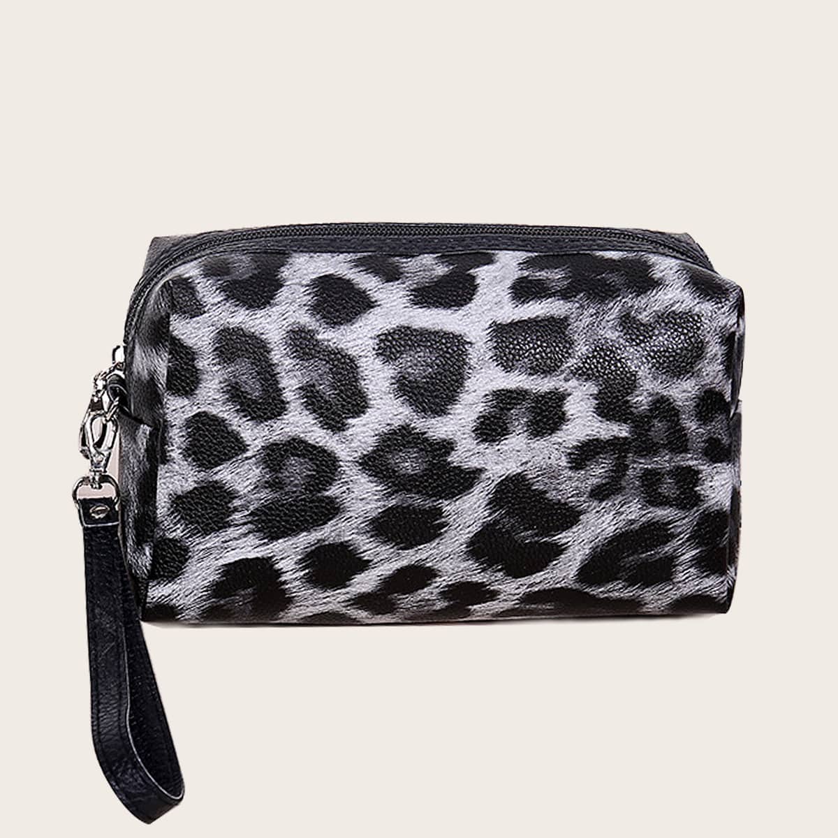 

Leopard Makeup Bag, Multicolor