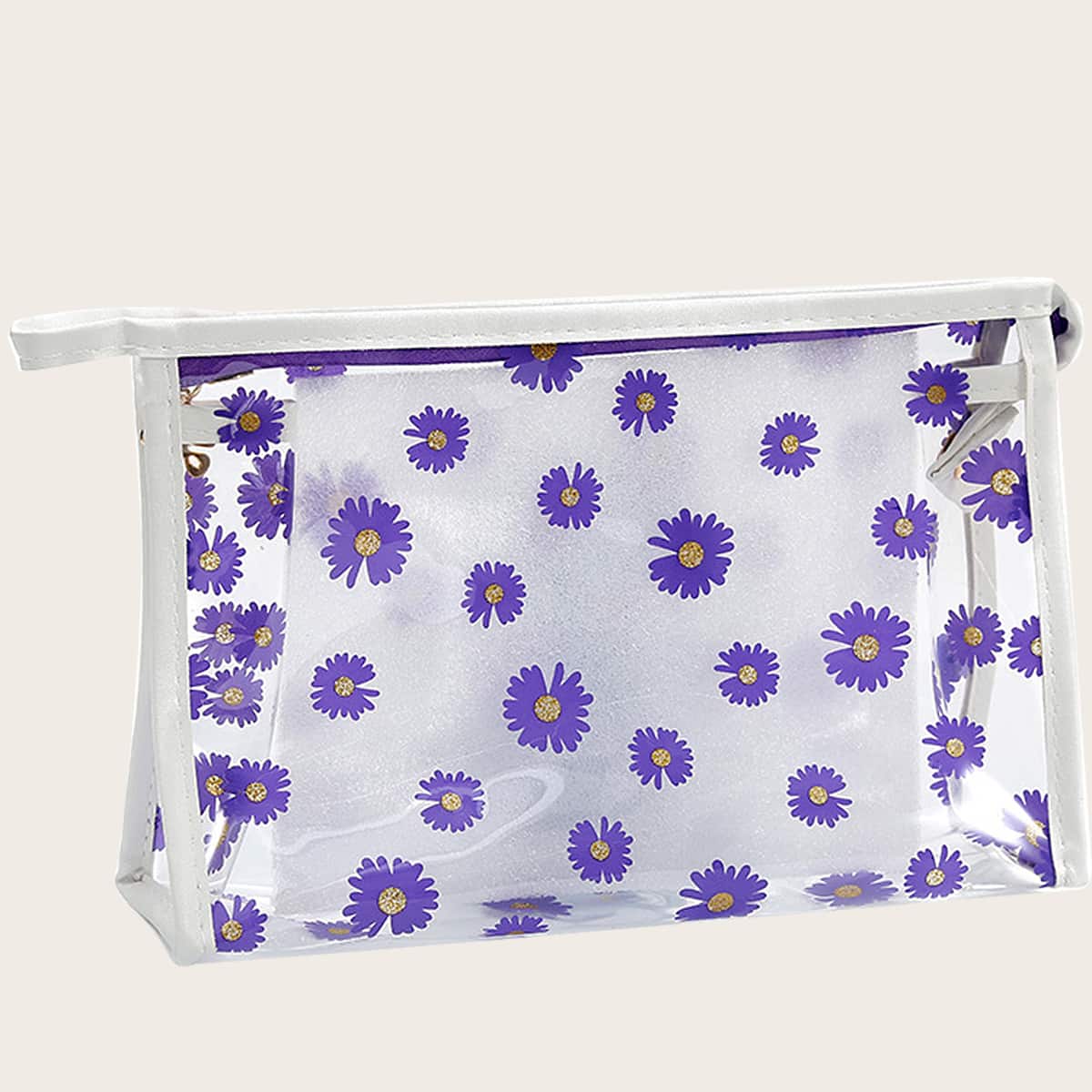 

Daisy Clear Makeup Bag