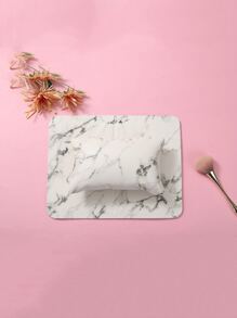 白色大理石PU皮革美甲手枕帶時髦可折疊桌墊指甲繪畫扶手支架柔軟PU皮革手腕墊美容院用品美甲聯係成套工具 - 彩色 - 查看 5