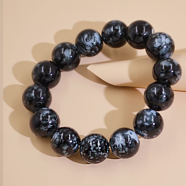 

Beaded Design Bracelet, Black
