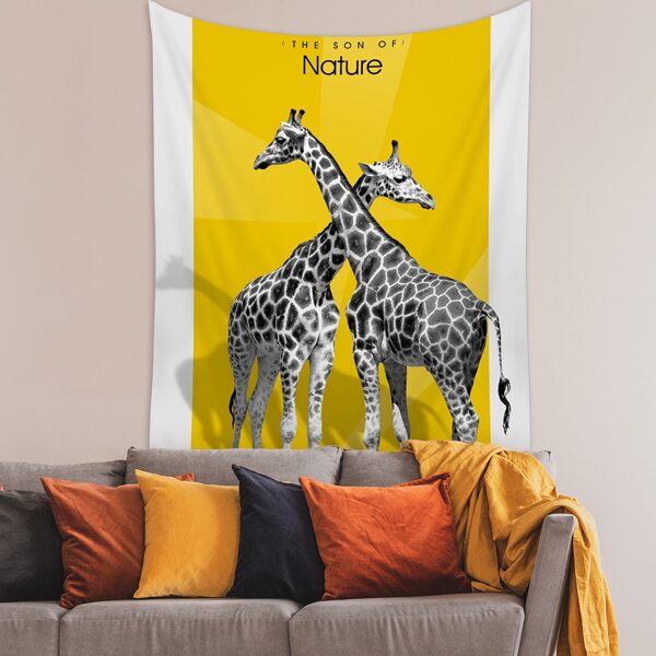 

Zebra Print Tapestry, Multicolor