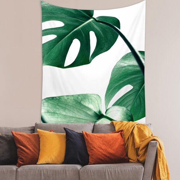 

Leaf Print Tapestry, Multicolor