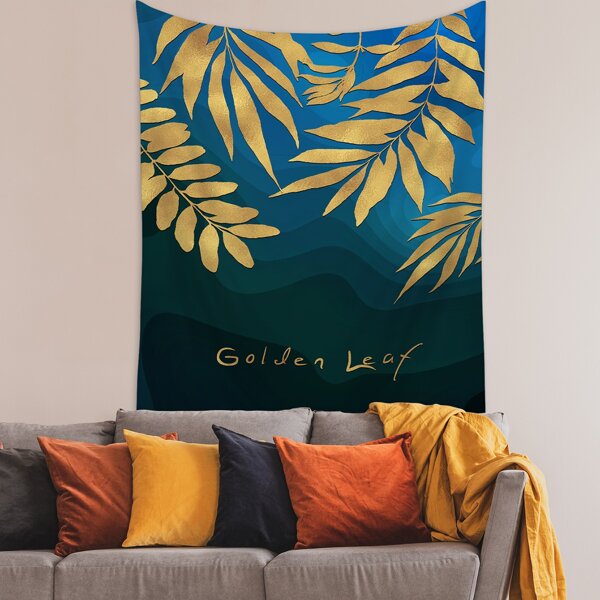 

Leaf Print Tapestry, Multicolor
