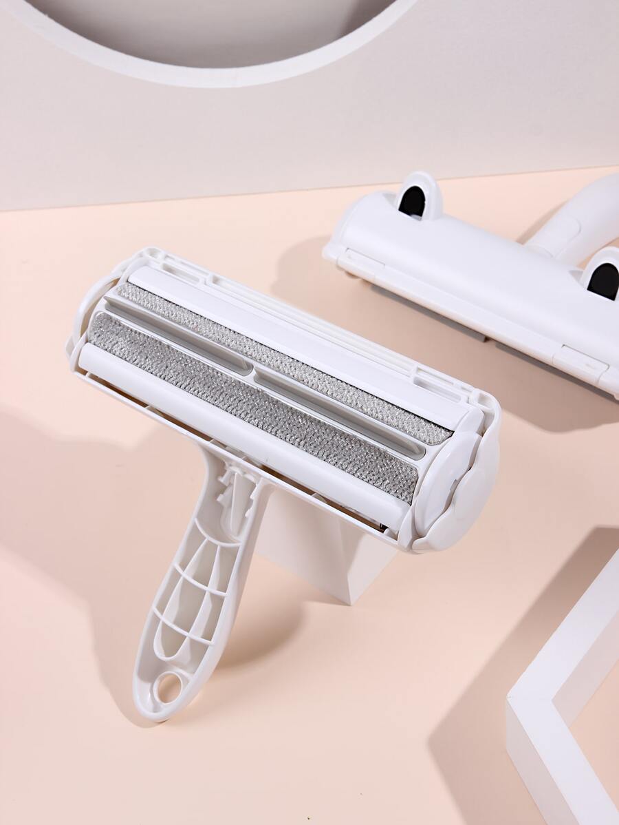 1pc Cat Ear Design Dog Hair Remover - Light Grey - View 1