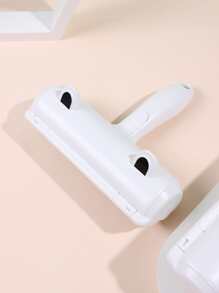 1pc Cat Ear Design Dog Hair Remover - Light Grey - View 2