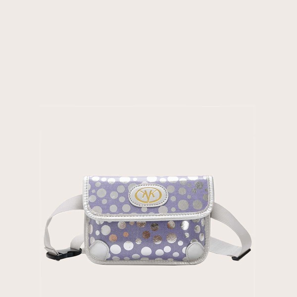 

Girls Polka Dot Fanny Pack, Purple