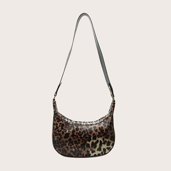 

Leopard Crossbody Bag, Brown